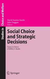 Social Choice and Strategic Decisions