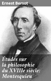 Études sur la philosophie du XVIIIe siècle: Montesquieu