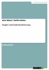 Singles und Individualisierung