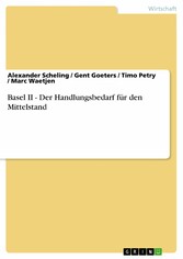 Basel II - Der Handlungsbedarf für den Mittelstand