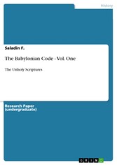 The Babylonian Code - Vol. One