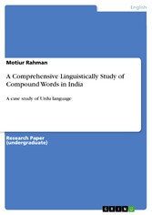 A Comprehensive Linguistically Study of Compound Words in India