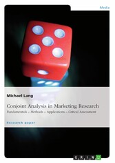 Conjoint Analysis in Marketing Research