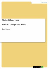 How to change the world