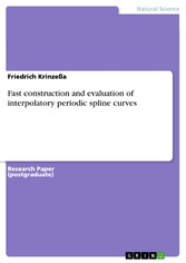 Fast construction and evaluation of interpolatory periodic spline curves