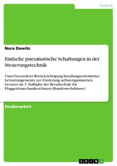 Einfache pneumatische Schaltungen in der Steuerungstechnik