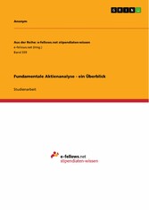 Fundamentale Aktienanalyse - ein Überblick