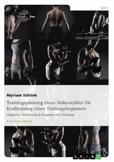 Trainingsplanung eines Makrozyklus für Krafttraining eines Trainingsbeginners