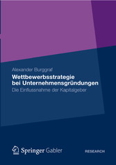 Wettbewerbsstrategie bei Unternehmensgründungen