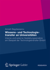 Wissens- und Technologietransfer an Universitäten