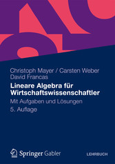 Lineare Algebra für Wirtschaftswissenschaftler