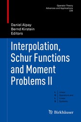 Interpolation, Schur Functions and Moment Problems II