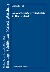 Automobilzuliefererindustrie in Deutschland