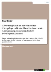 Arbeitsmigration in der stationären Altenpflege in Deutschland im Kontext der Anerkennung von ausländischen Berufsqualifikationen