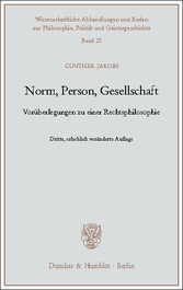 Norm, Person, Gesellschaft.