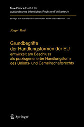 Grundbegriffe der Handlungsformen der EU