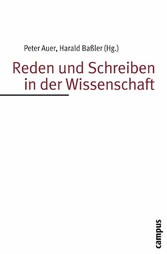 Reden und Schreiben in der Wissenschaft