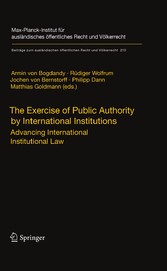 The Exercise of Public Authority by International Institutions