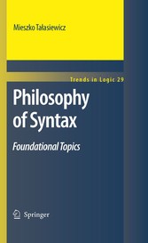 Philosophy of Syntax