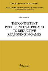 The Consistent Preferences Approach to Deductive Reasoning in Games