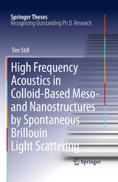 High Frequency Acoustics in Colloid-Based Meso- and Nanostructures by Spontaneous Brillouin Light Scattering