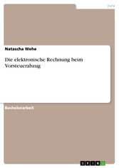 Die elektronische Rechnung beim Vorsteuerabzug