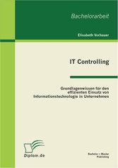 IT Controlling: Grundlagenwissen für den effizienten Einsatz von Informationstechnologie in Unternehmen