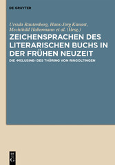 Zeichensprachen des literarischen Buchs in der frühen Neuzeit