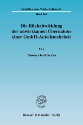 Die Rückabwicklung der unwirksamen Übernahme einer GmbH-Anteilsmehrheit.