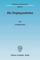 Die Dopingsanktion.