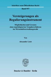 Versteigerungen als Regulierungsinstrument.