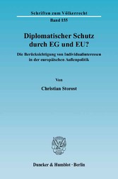 Diplomatischer Schutz durch EG und EU?