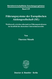 Führungssysteme der Europäischen Aktiengesellschaft (SE).