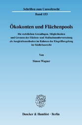 Ökokonten und Flächenpools.