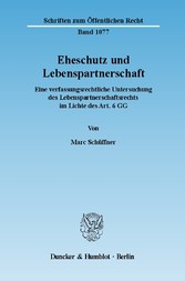 Eheschutz und Lebenspartnerschaft.