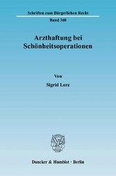 Arzthaftung bei Schönheitsoperationen.