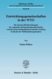 Entwicklungsgemeinschaften in der WTO.