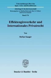 Effektengiroverkehr und Internationales Privatrecht.