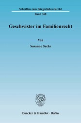 Geschwister im Familienrecht.