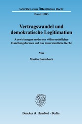 Vertragswandel und demokratische Legitimation.