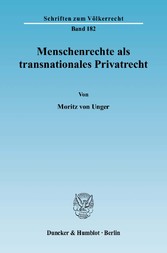 Menschenrechte als transnationales Privatrecht.