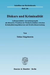 Diskurs und Kriminalität.