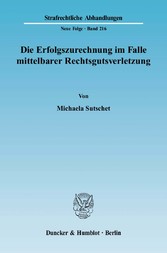 Die Erfolgszurechnung im Falle mittelbarer Rechtsgutsverletzung.