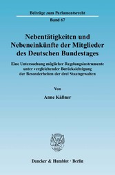 Nebentätigkeiten und Nebeneinkünfte der Mitglieder des Deutschen Bundestages.