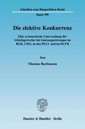 Die elektive Konkurrenz.