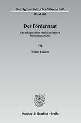 Der Förderstaat.