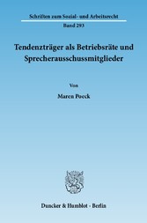 Tendenzträger als Betriebsräte und Sprecherausschussmitglieder.