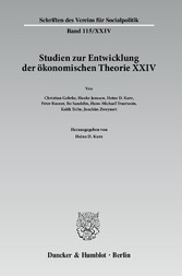 Wechselseitige Einflüsse zwischen dem deutschen wirtschaftswissenschaftlichen Denken und dem anderer europäischer Sprachräume.