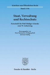 Staat, Verwaltung und Rechtsschutz.