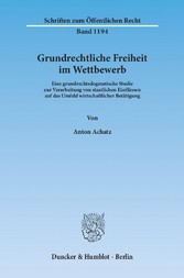 Grundrechtliche Freiheit im Wettbewerb.